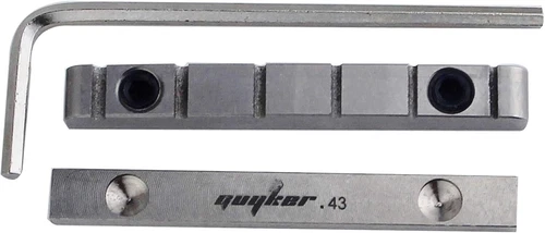 Guyker 43mm AdjustableTitanium Alloy Nut 43 x 5mm Split Guitar Nut Bell NEW