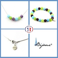 Steine Und MinéRaux. Satz Armband Halskette Perlen Amethyst + Achat Phylum