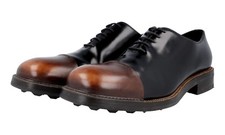 PRADA RUNWAY OXFORD CAP TOE LACE-UP SHOES 2EG201 BLACK NEW