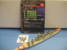  Axis Allies War at Sea SET V Friedrich der Grosse 22/39 with card 