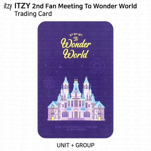 ITZY 2nd Fan Meeting To Wonder World Trading Card Photocard KPOP K-POP - Picture 134 of 144