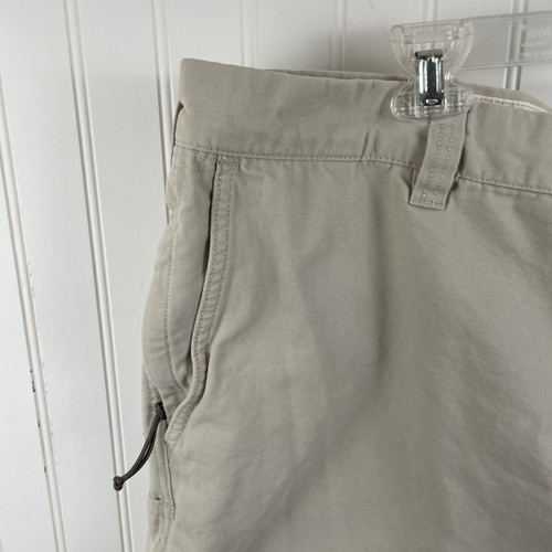 Columbia khaki Shorts Herren Wandern Outdoor 8 Zoll Schrittlänge Reißverschlusstasche Größe 44 - Bild 2 von 9