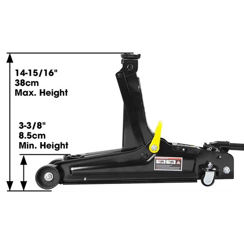 Floor Jack 2.5 Ton (5,000 lb) Low Profile Hydraulic Heavy-Duty/Aluminum Car Jack - Picture 3 of 9