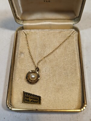 CULTURED PEARL 12K GOLD FILLED 15