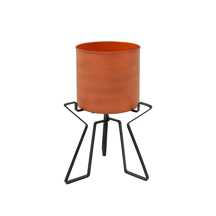 ACHLA Florence Planter with Bowl, Burnt Sienna- FBC-63-62BS