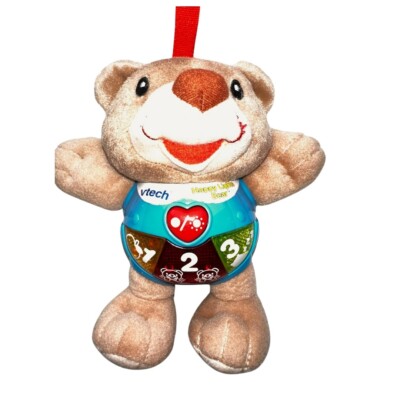 VTech Happy Light Bear Baby Toy Musical Learning Lights Numbers Plush