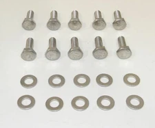 SB Chevy Nova 1962 - 1979 6 Pt S/Steel Bolts for Cast Timing Cover Kit NEW