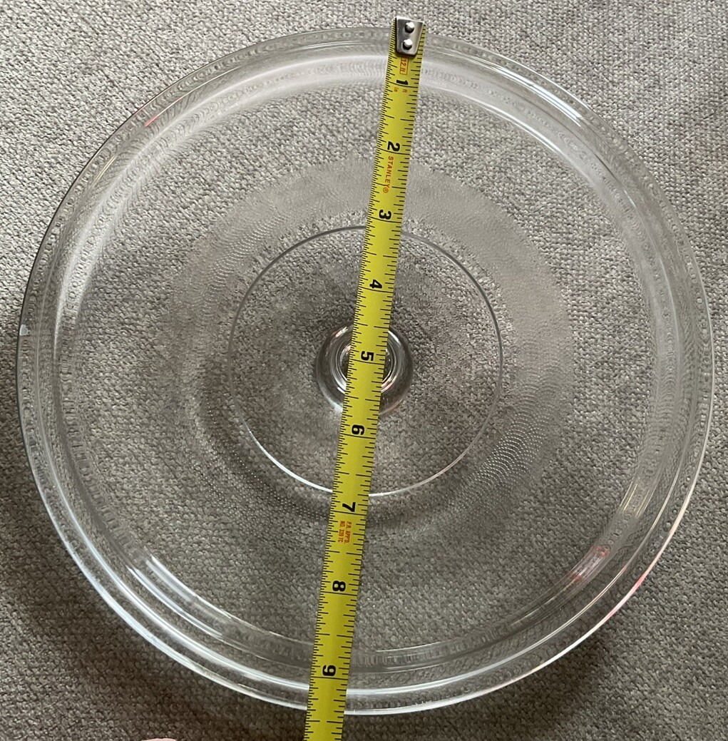 Casserole Lid 9.5” Diameter Made In Mexico Clear Glass Lid See Pics