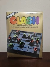 Vintage Brand New Sealed In Box 1986 Pressman Challenge Game CLASH Think Series