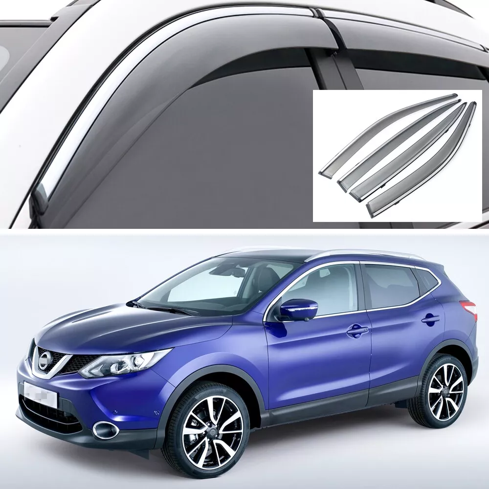 UV Privacy Car Shades - Nissan Qashqai 13-21 Rear Door Set - Vanstyle