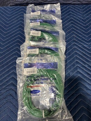 DC-5E8Q-20'GR 20' CAT5E Patch Cord Lot of 5