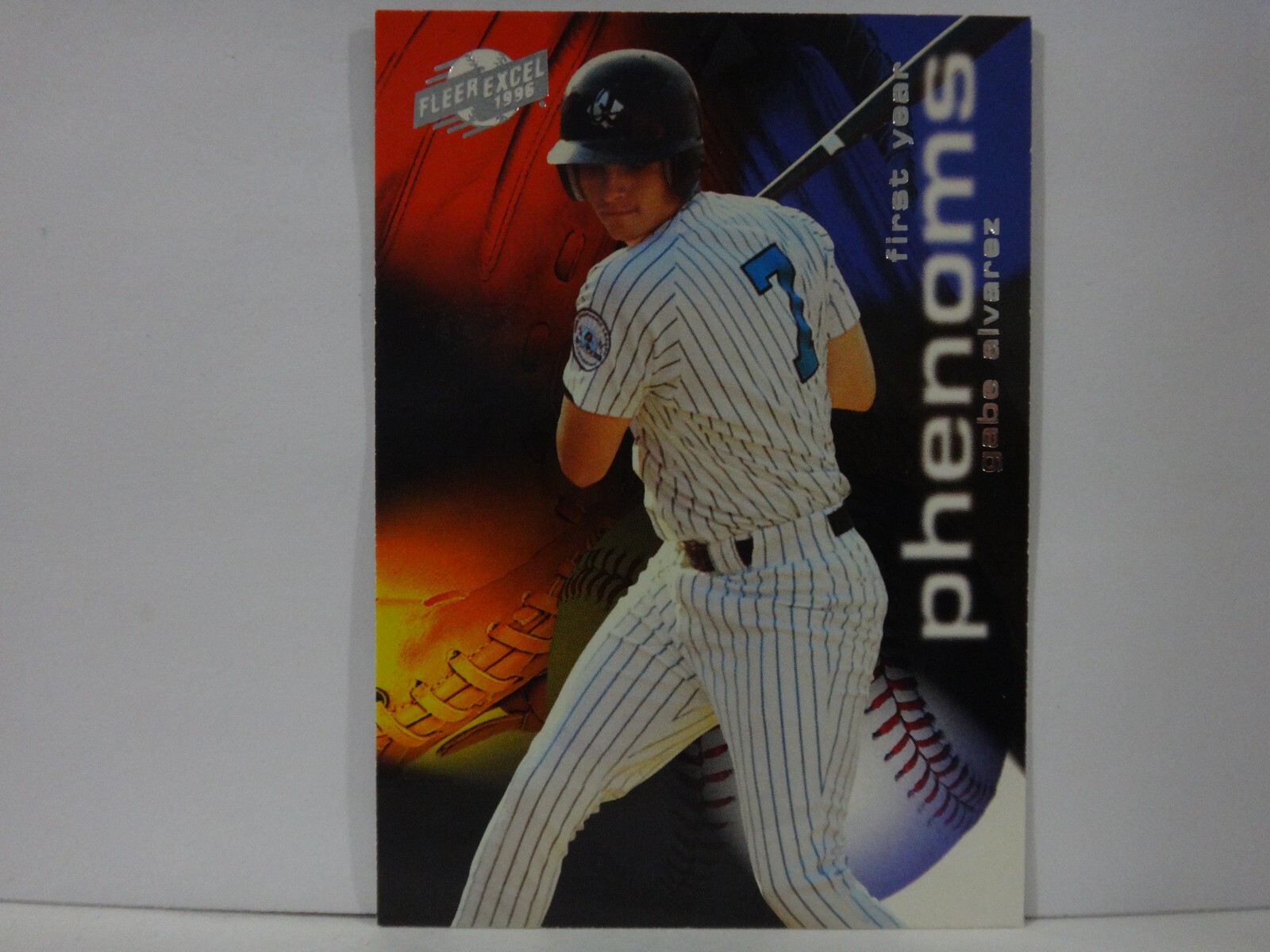 1996 Fleer Excel Phenoms Gabe Alvarez #1 Rookie RC