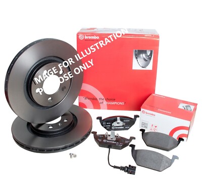 FOR HYUNDAI i20 1.2, i20 1.4 BREMBO FRONT BRAKE DISCS 256MM & BRAKE PADS SET