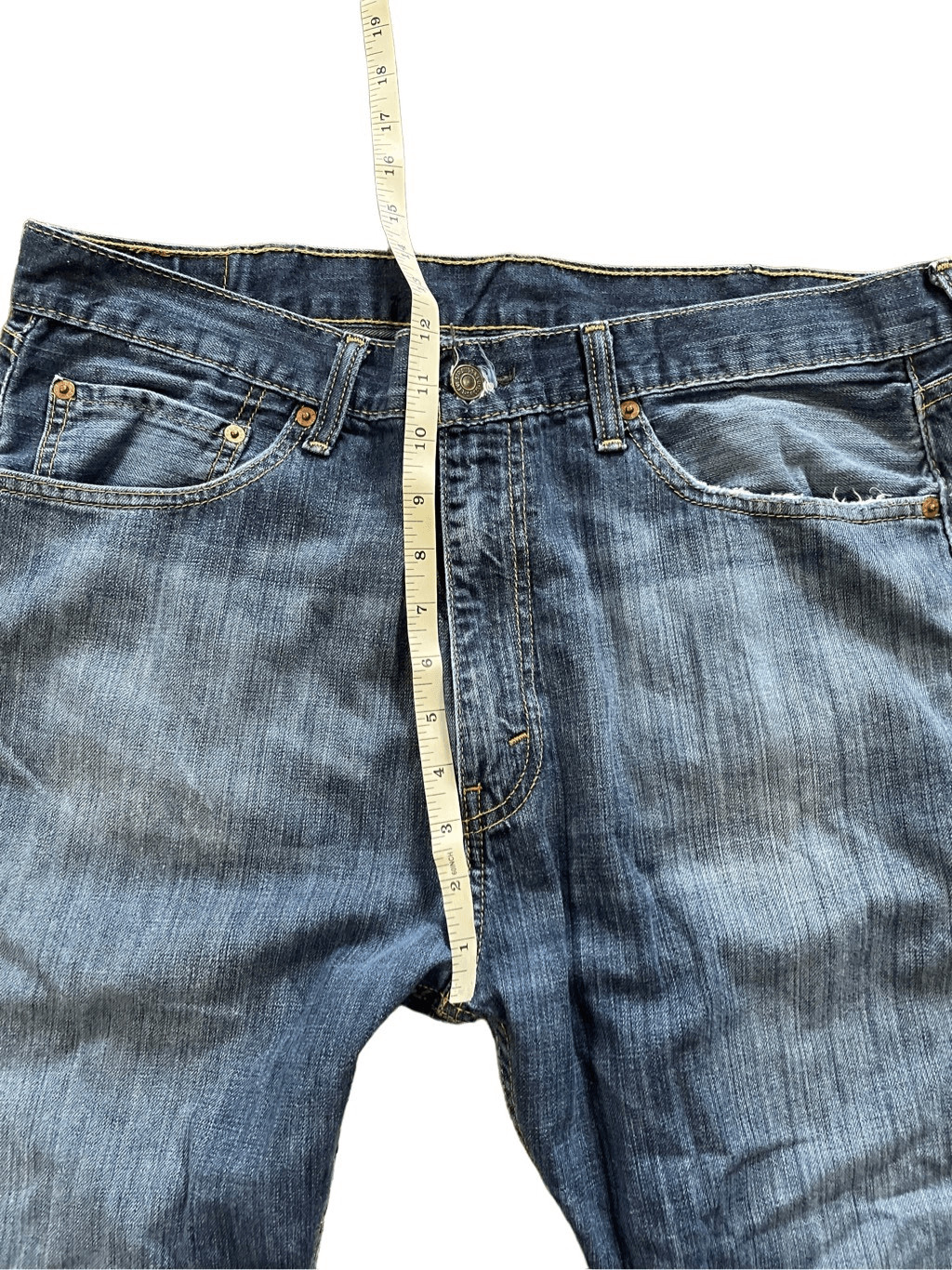 Levi’s Mens 505 straight leg jeans 38x32 thumbnail 4