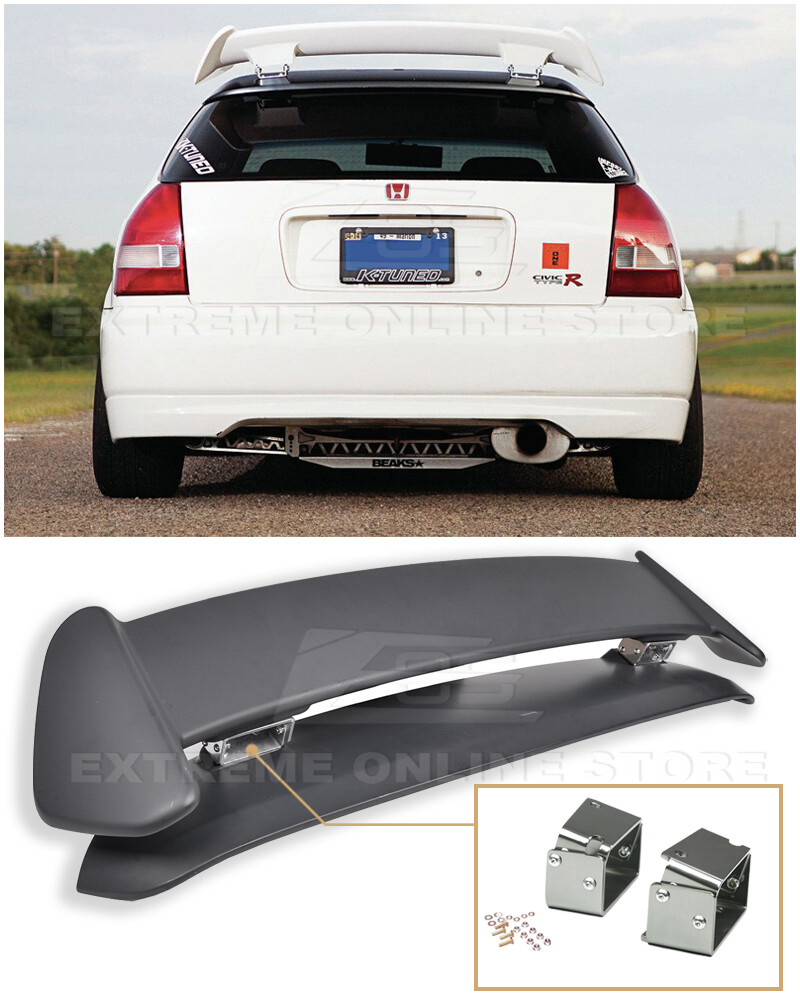 For 96-00 Civic EJ6 Type-R CTR Rear Wing Spoiler W/ Adjustable