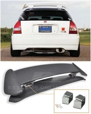 For 96-00 Civic EJ6 Type-R CTR Rear Wing Spoiler W/ Adjustable Alex Tilt Bracket