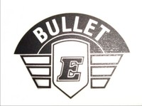 Royal Enfield Set Hinterrad-KotflüGel Sticker Schwarz Gec