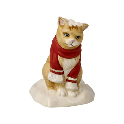 Goebel Engel Katze Winterwald - Schneeballschlacht - NEUHEIT 2024