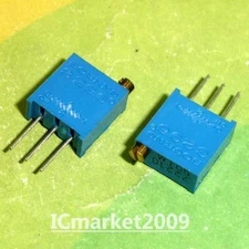 50 PCS 3296W-105 1M Ohm 105 3296W Trimpot Trimmer Potentiometer 105-3296