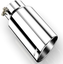 Exhaust Tip 5 Inch Inlet 7 Inch Outlet Diesel Truck Tailpipe 15 Inch Stainless S Exhaust Tip 5 Inch Inlet 7 Inch Outlet Diesel Truck Tailpipe 15 Inch Stainless S