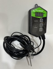 VIVOSUN Heat Mat Thermostat Digital Temp Controller 1000W 120V Probe 40 - 108 F