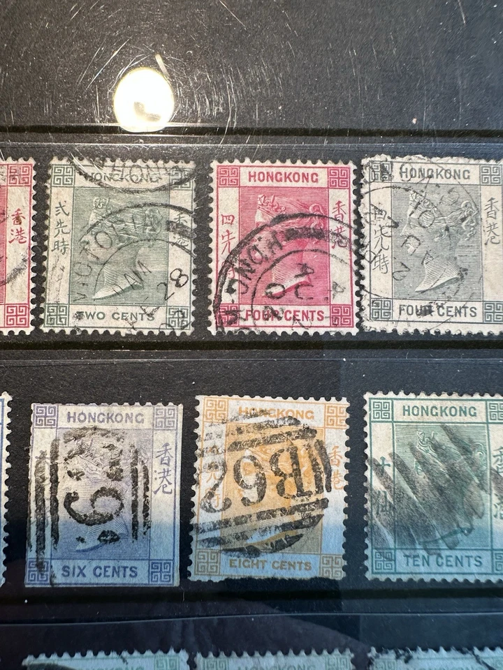 HONG KONG collection 1863-1930 + CHINA OVERPRINT Victoria + Edward Lot of 48 - Image 3 of 4