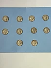 Mercury Dimes Lot Of 10 90% Silver Various Dates & Mints #2