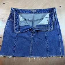 NTW- Abercrombie  Fitch Zoe Natural Rise Vintage A-Line Skirt Size 26/2 Denim