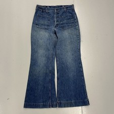 Vintage 60s 70s Sedgefield Dark Seafarer Bell Bottoms 31x28 1960s True Vintage