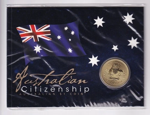AUSTRALIAN: 2013 $1 AUSTRALIAN CITIZENSHIP COIN  #M3585