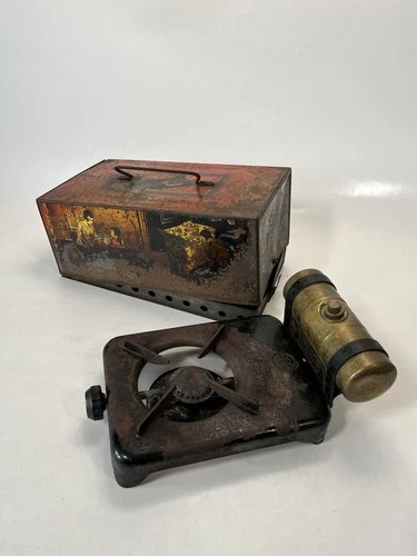 Gustav Barthel Norma E14 Unique Dutch market stove stove in TIN 1946