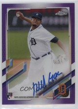 2021 Topps Chrome Rookie Purple Refractor 25/250 Rony Garcia #RA-RG Auto 2f9