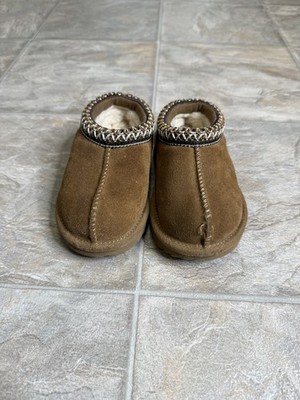 UGG Tasman II Slippers TD Shoe Size 7c Brown 1019066T Preowned 
