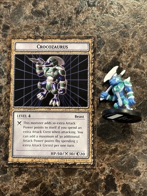 Yugioh! Dungeon Dice Monsters DDM B2-03 Crocozaurus | eBay