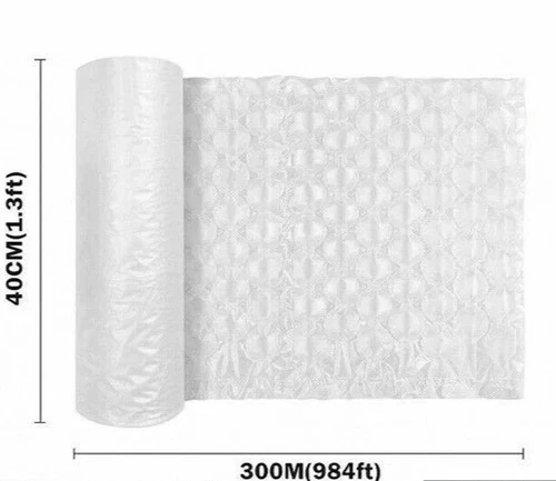 984ft x 16"x12" Air Cushion Machine Film Bubble Pillow Packaging Roll - product listing photo