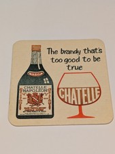 Chatelle Napoleon 'The brandy that's too good to be true' Drinks Coaster