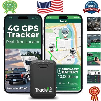 Pro 4G GPS Tracker for Vehicles - Long Battery Life & Weatherproof Design