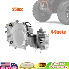250CC 4 Stroke Vertical Engine 5 Speeds Transmission Motor Kit For Dirt Bike ATV