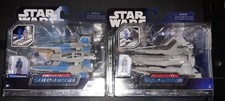 Star Wars Micro Galaxy Squadron Bo Katan's Gauntlet Fighter And Fang Fighter
