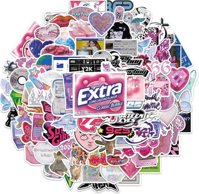 Y2K Stickers 106Pcs Coquette Aesthetic Pack - Retro 2000S Cyber Decor ...