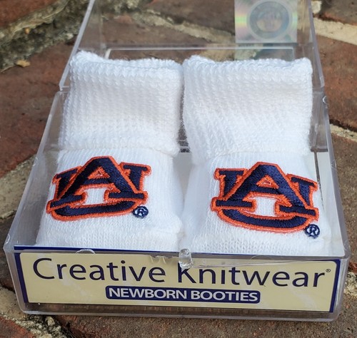 AUBURN UNIVERSITY BABY BOOTIES!●Prodotto con licenza ufficiale●Scatola nuova/aperta🐯 - Foto 11 di 19