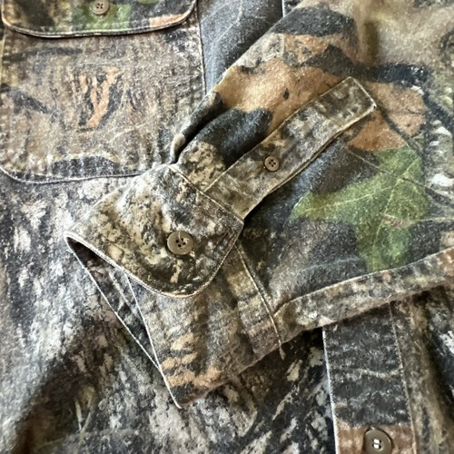 Camisa camuflada Mossy Oak para hombre 3XL manga larga camisa con botones bolsillos - Imagen 8 de 12