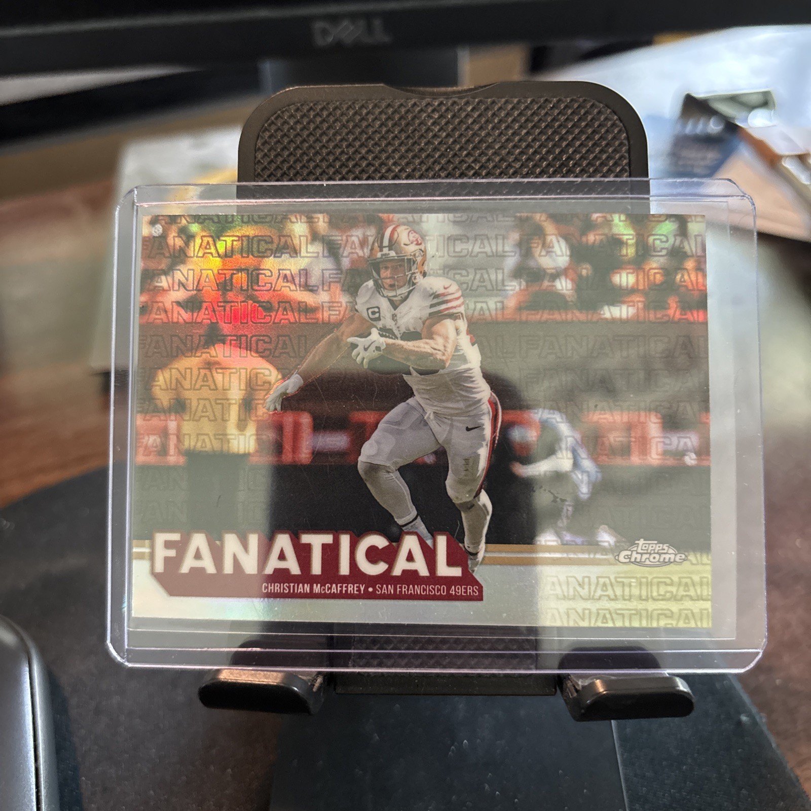 2025 Topps Chrome Football Christian McCaffrey Fanatical SSP 49ers