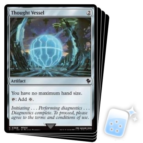 THOUGHT VESSEL X4 Final Fantasy Commander Magic MTG MINT CARD - Picture 1 of 1