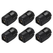 Gas Strut End Fittings,M8 Nylon Gas Spring Connector,Black 6 Pcs