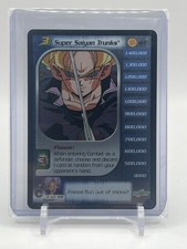 2002 SCORE DRAGON BALL Z TRUNKS REFORGED 187 TRUNKS LIMITED FOIL