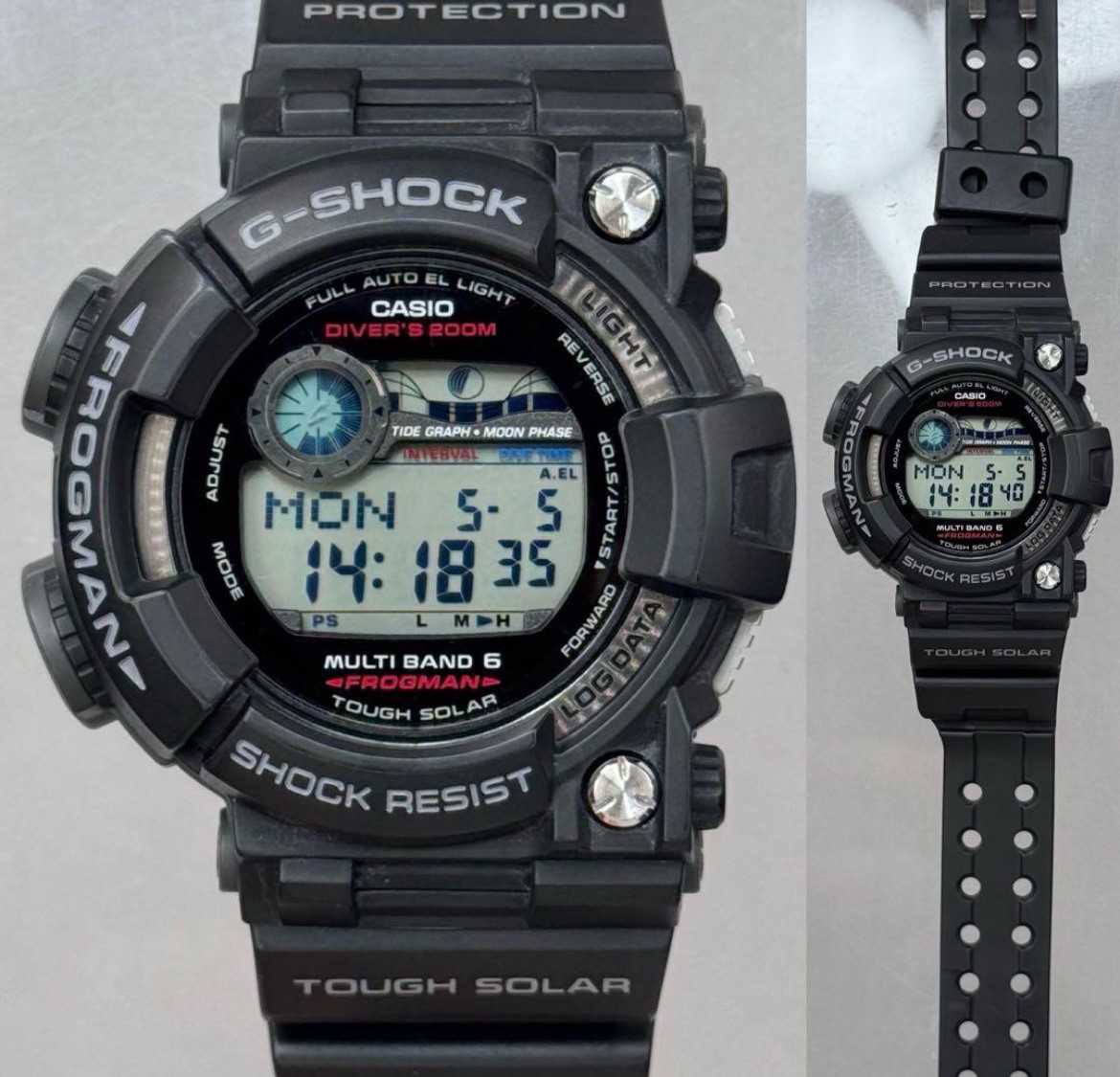 Casio G-Shock Frogman Men's Black Watch - GWF-1000-1JF From Japan
