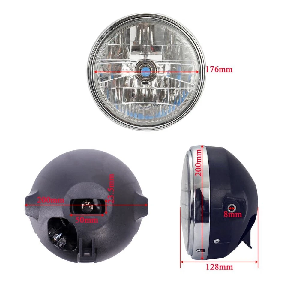 Headlight Bucket Complete Headlamp For Honda GL1100 Goldwing Gold Wing GL 1100 Foto 2 de 4