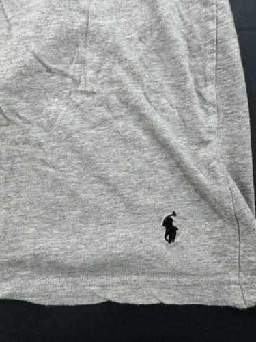 Polo Ralph Lauren uomo canotta slim fit grande grigio nero logo pony - Foto 5 di 7