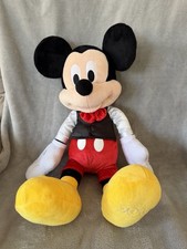 Disney Mickey Mouse 2016 Just Play Plush 21  Red Bow Tie Yellow Shoes Large